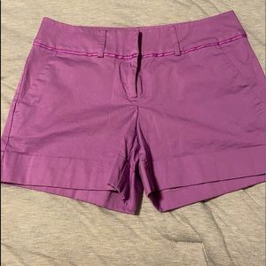 Purple shorts